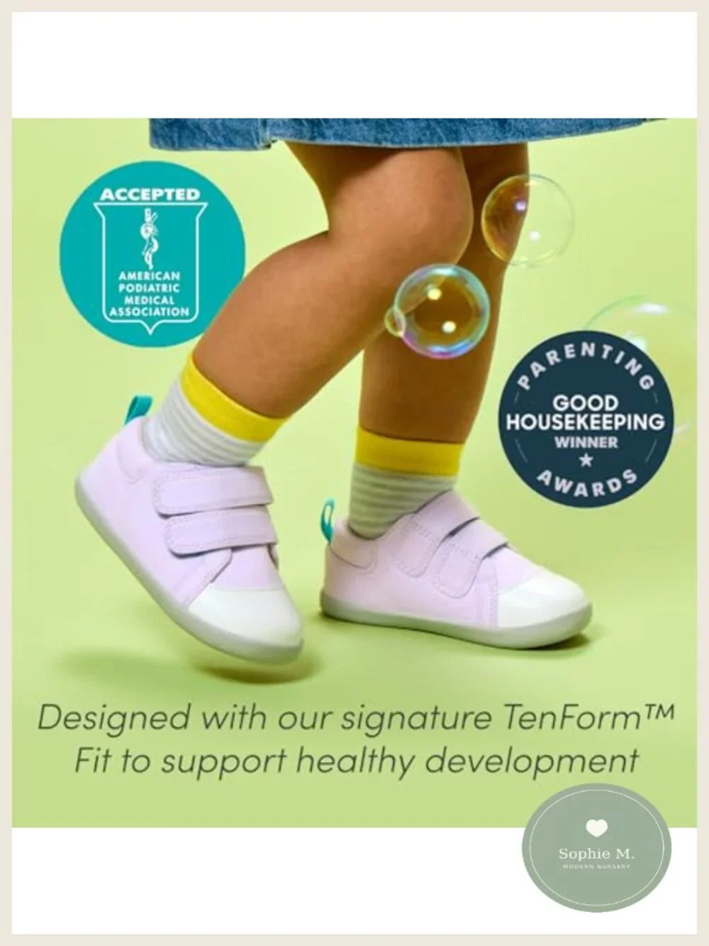 Baby Walker Shoes Toddler Boys Girls Cotton Non-Slip APMA Approved
